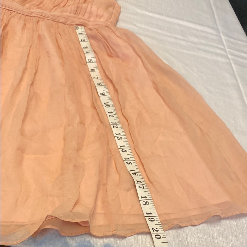 J. Crew Pink Asymmetrical Ruched Tiered Dress - Picture 13 of 14